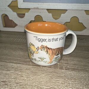 Disney White and Orange Winnie the Pooh 'Tigger, is that you?' Ceramic Mug